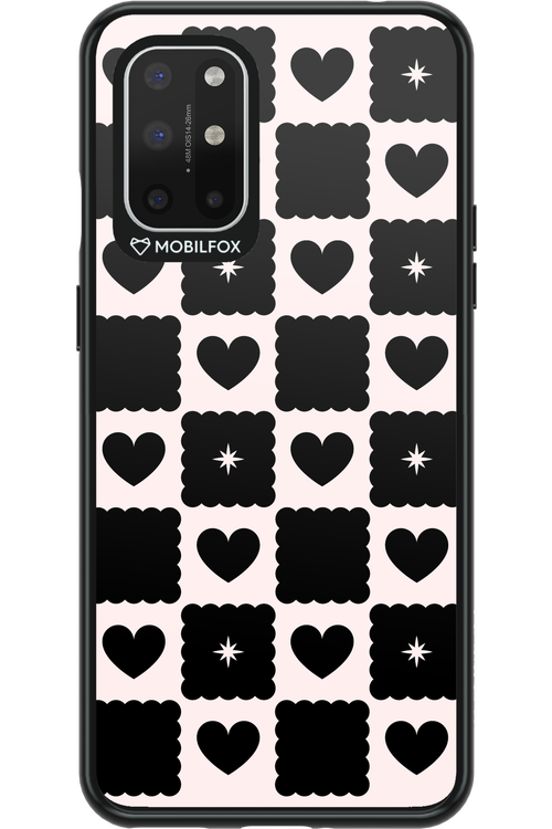 Classic Hearts (Monochrome) - OnePlus 8T
