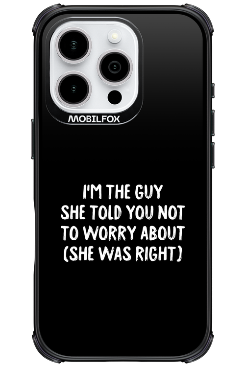 She was right 2.0 - Apple iPhone 16 Pro