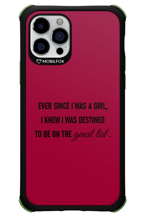 Guest List - Apple iPhone 12 Pro