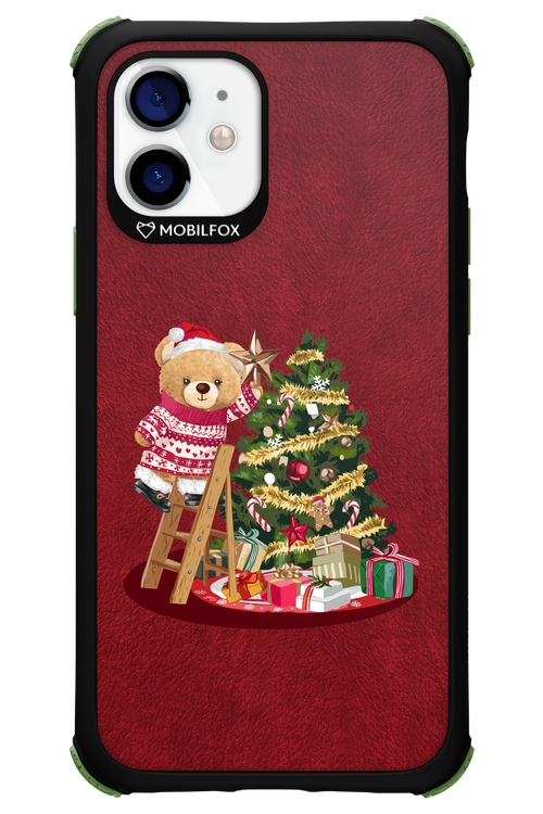 Christmas Bear (Burgundy) - Apple iPhone 12