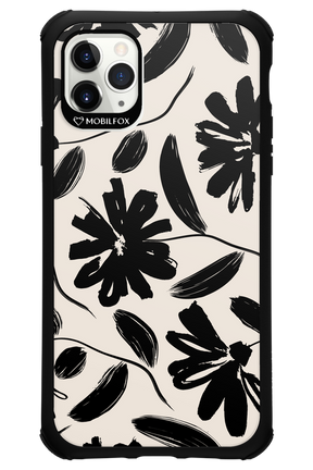 Monochrome Flowerss - Apple iPhone 11 Pro Max