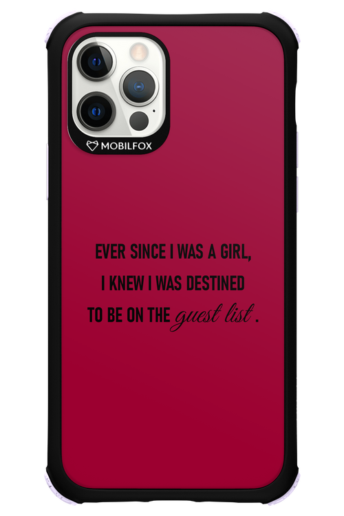 Guest List - Apple iPhone 12 Pro