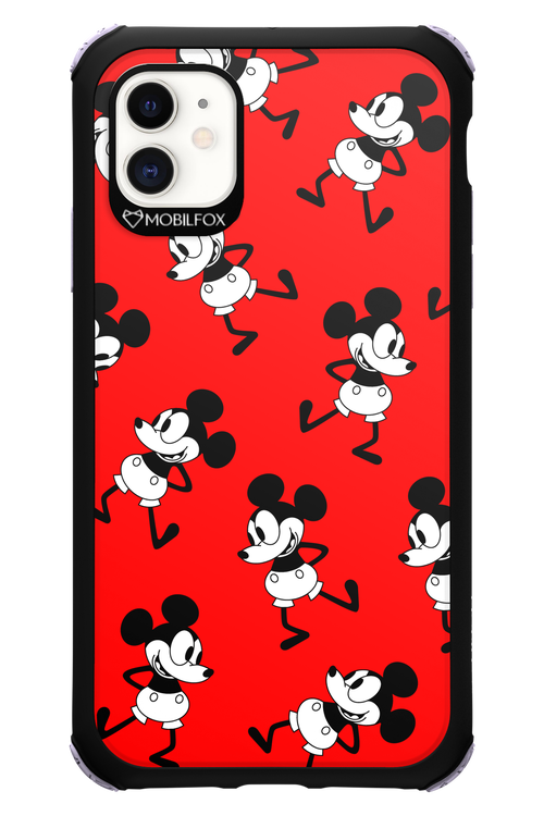 Iconic Mouse (red pattern) - Apple iPhone 11