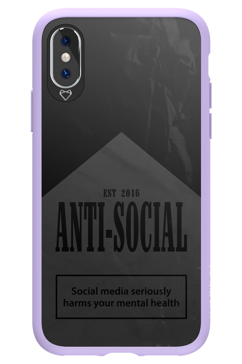 ANTI-SOCIAL (BLVCK) 2.0 - Apple iPhone X