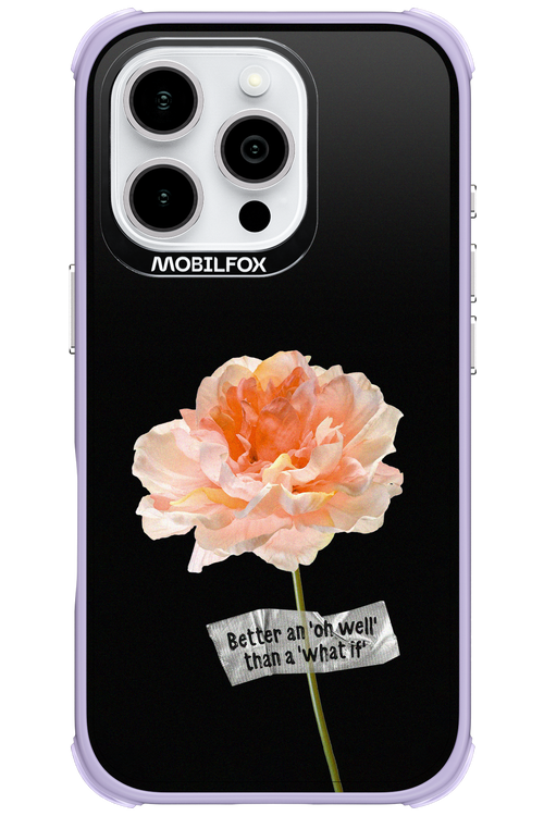 Flower Black - Apple iPhone 16 Pro