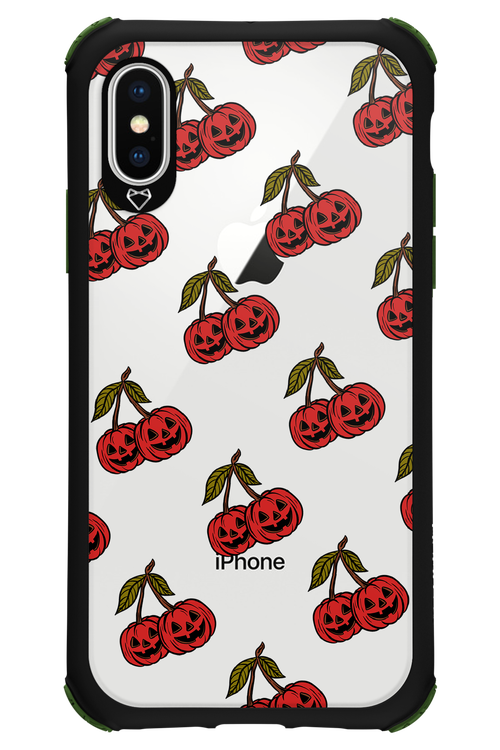 Spicey Pumpkin (Transparent) - Apple iPhone X