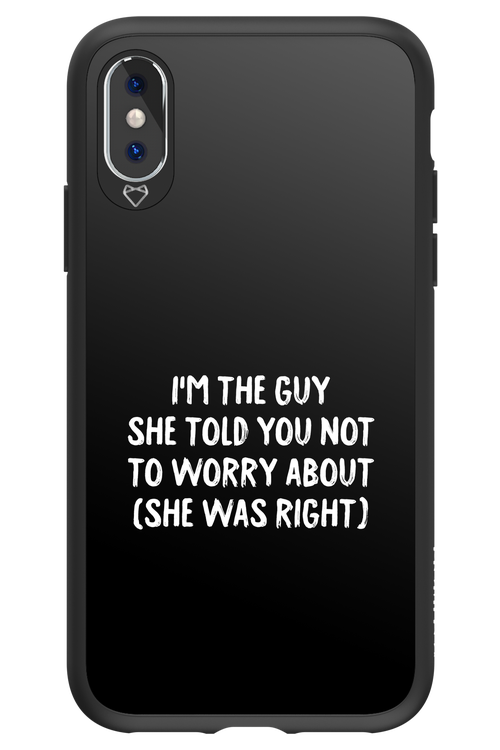 She was right 2.0 - Apple iPhone XS