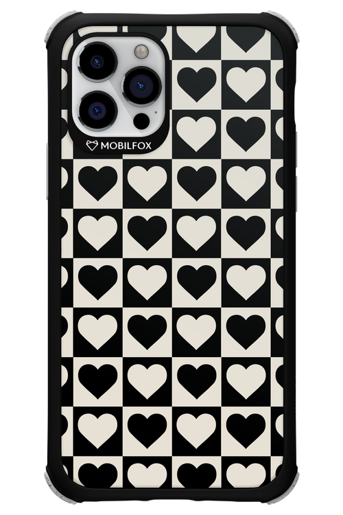 Checkered Heart - Apple iPhone 12 Pro