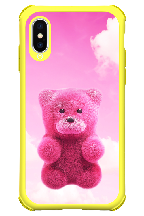 Pinky Bear Clouds - Apple iPhone XS