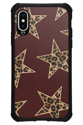 Wild Stars Burgundy - Apple iPhone X