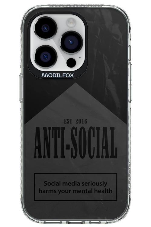 ANTI-SOCIAL (BLVCK) 2.0 - Apple iPhone 14 Pro