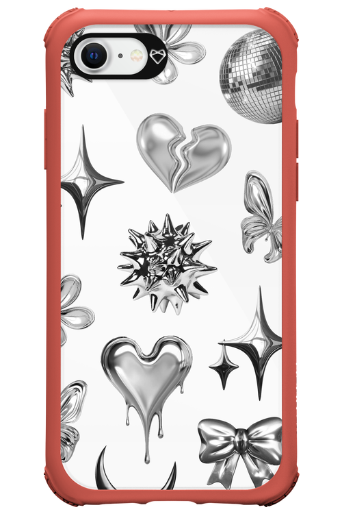 Silver Zone Transparent - Apple iPhone SE 2022