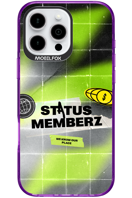 Status Memberz - Apple iPhone 16 Pro Max