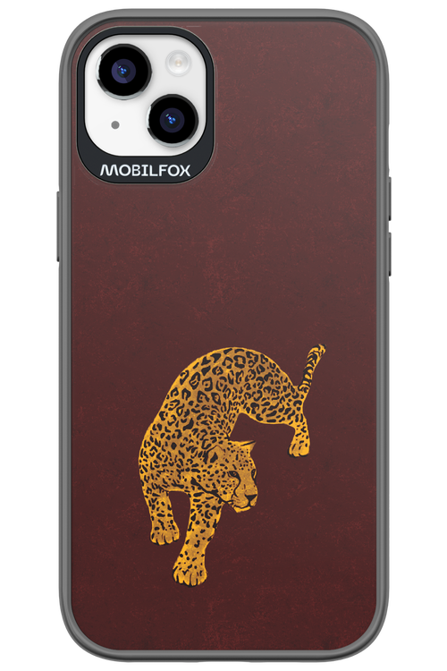 Burgundy Leopard - Apple iPhone 14 Plus