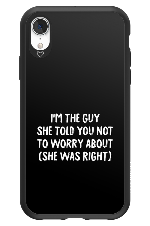 She was right 2.0 - Apple iPhone XR