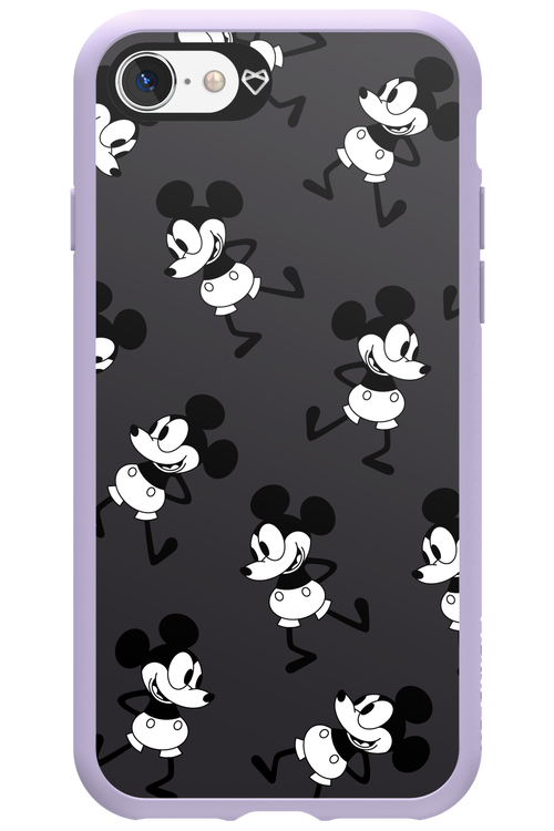 Iconic Mouse (antracite pattern) - Apple iPhone SE 2022