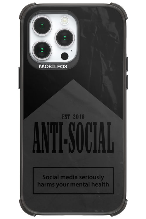 ANTI-SOCIAL (BLVCK) 2.0 - Apple iPhone 14 Pro Max
