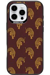 Burgundy Leopard Pattern - Apple iPhone 16 Pro Max