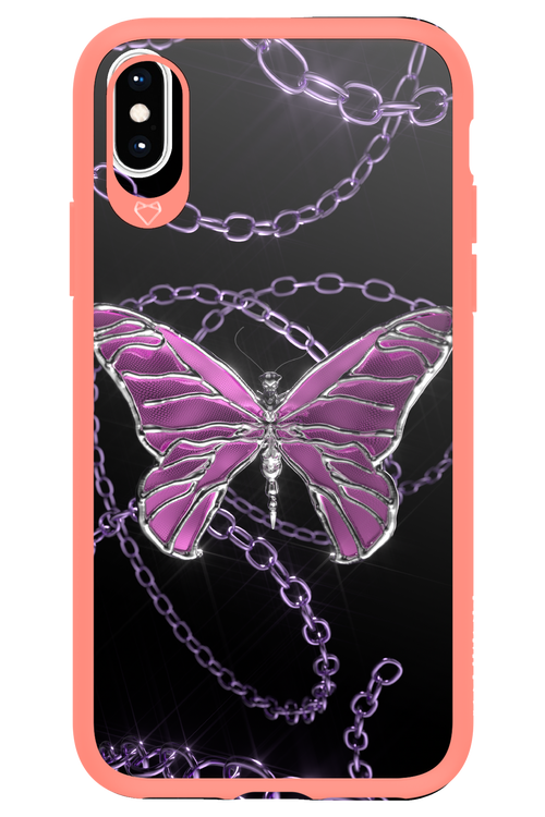 Butterfly Necklace - Apple iPhone X