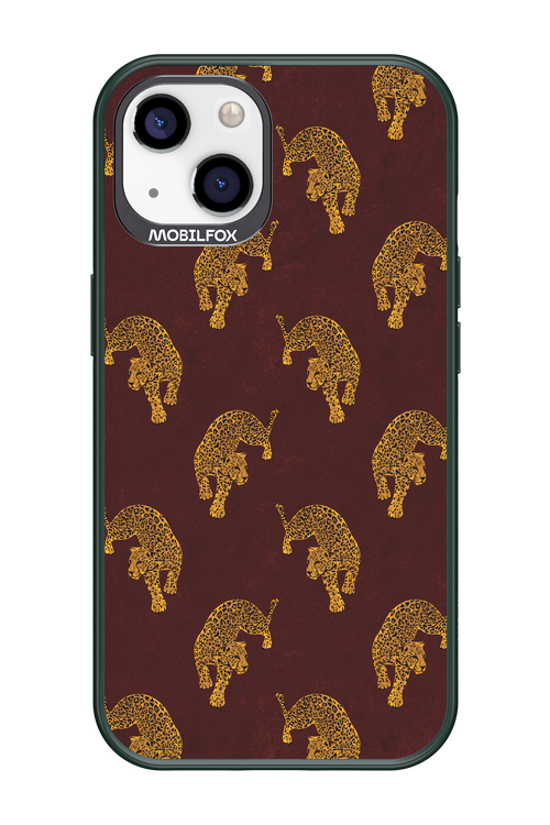 Burgundy Leopard Pattern - Apple iPhone 13