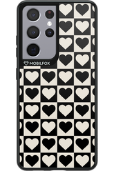 Checkered Heart - Samsung Galaxy S21 Ultra