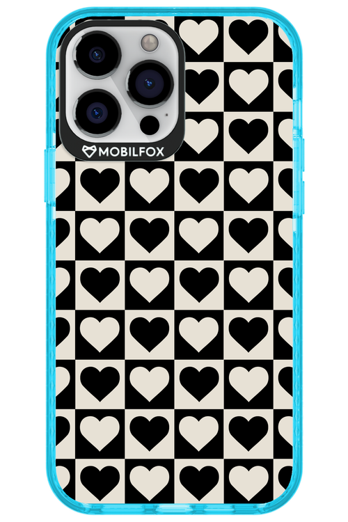 Checkered Heart - Apple iPhone 13 Pro Max