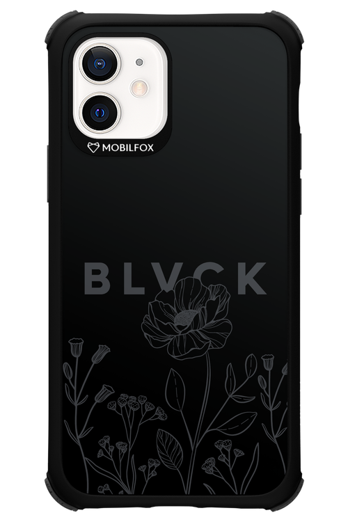 Black Flowers - Apple iPhone 12