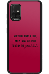 Guest List - Samsung Galaxy A51