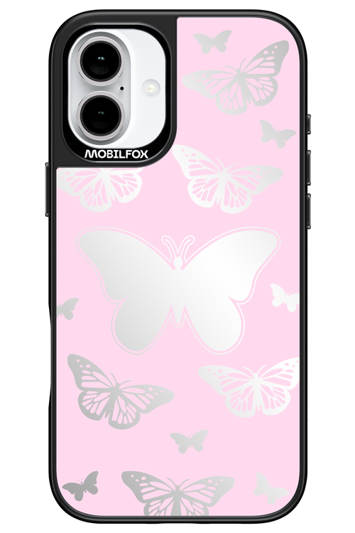 Butterfly Barbie Mirror - Apple iPhone 16 Plus