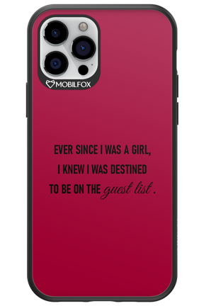 Guest List - Apple iPhone 12 Pro