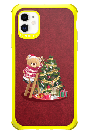 Christmas Bear (Burgundy) - Apple iPhone 11