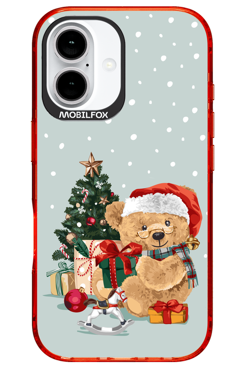 Merry Christmas Bear - Apple iPhone 16