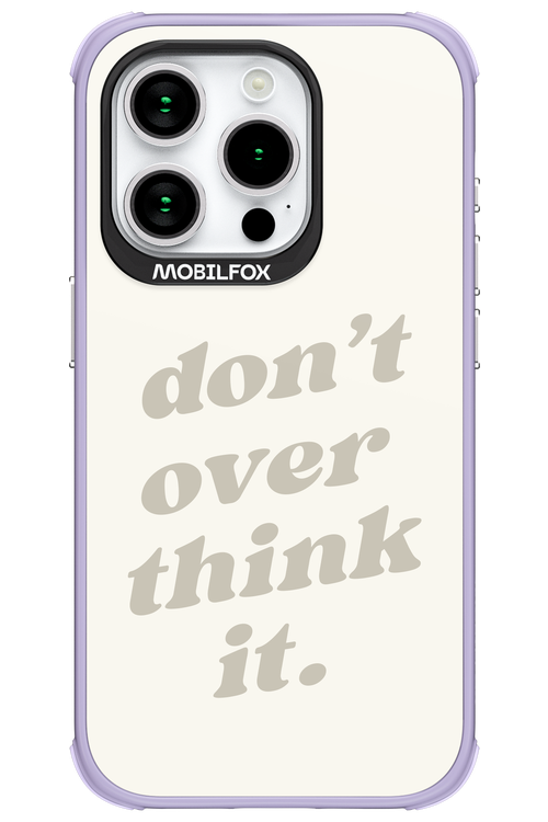 No OverThink - Apple iPhone 15 Pro