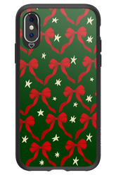 Bow & Stars (Green) - Apple iPhone X