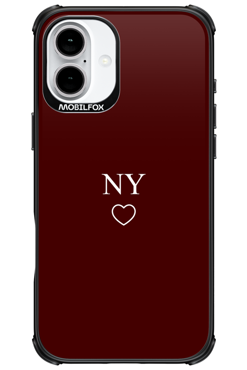 NY Burgundia 2.0 - Apple iPhone 16 Plus