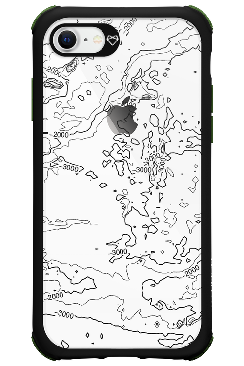 Contour Map 2.0 - Apple iPhone 8