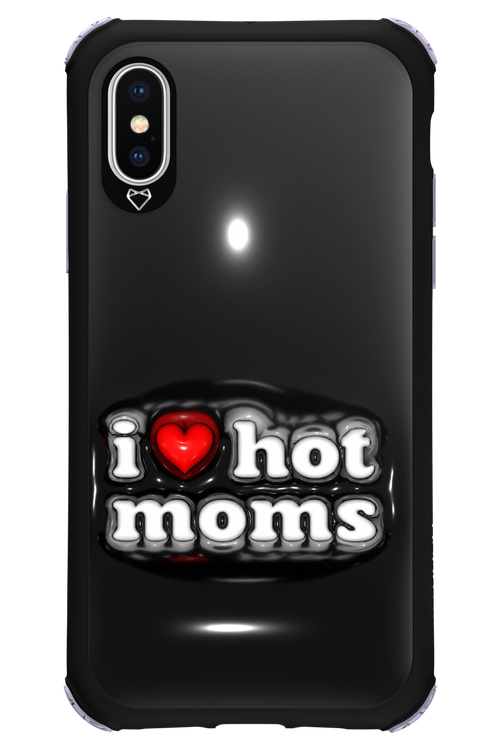I love hot moms puffer - Apple iPhone X