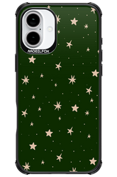 Forest Green Stars - Apple iPhone 16 Plus