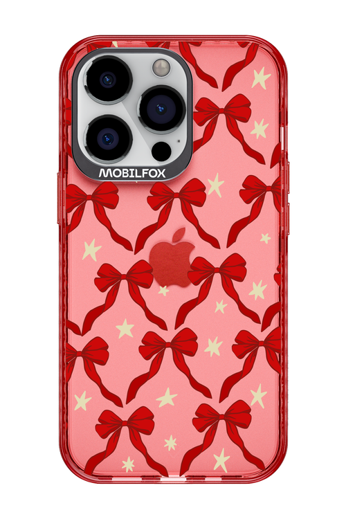 Bow & Stars (Transparent) - Apple iPhone 13 Pro