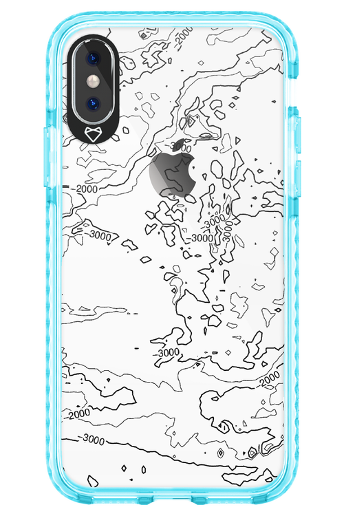 Contour Map - Apple iPhone X
