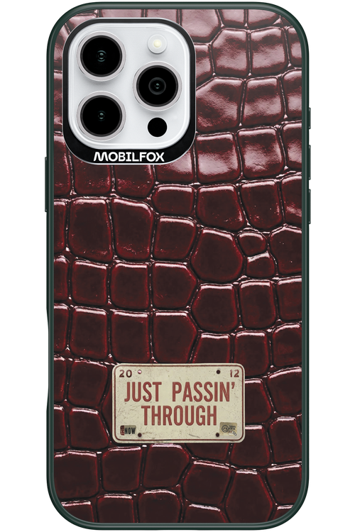 Just passin through 2.0 - Apple iPhone 16 Pro Max
