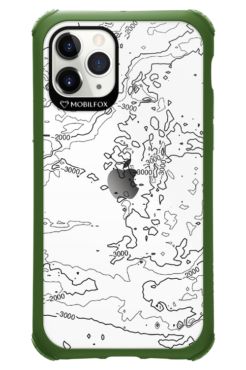 Contour Map - Apple iPhone 11 Pro