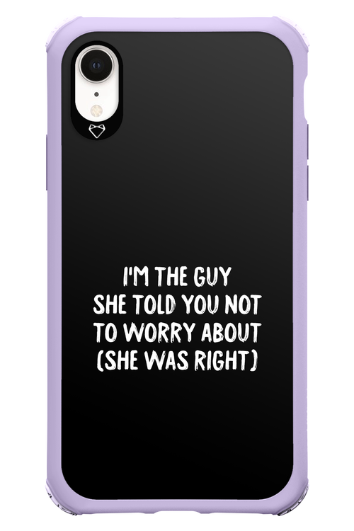 She was right 2.0 - Apple iPhone XR