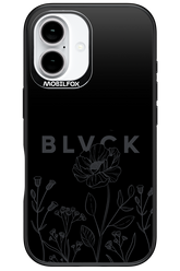 Black Flowers - Apple iPhone 16