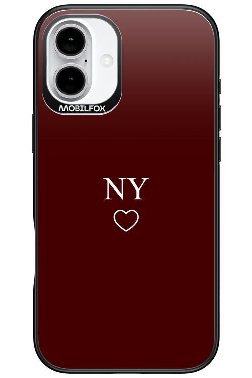NY Burgundia 2.0 - Apple iPhone 16 Plus
