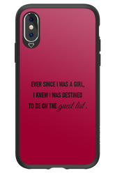 Guest List - Apple iPhone X