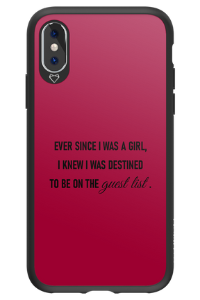 Guest List - Apple iPhone X