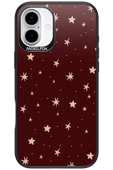 Burgundy Stars - Apple iPhone 16 Plus