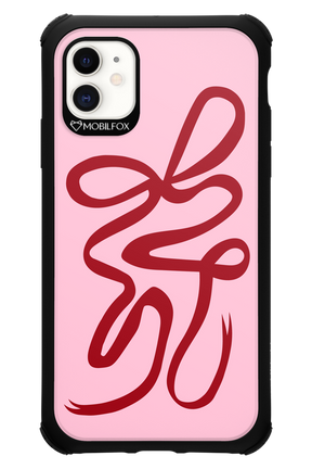 Burgundy Bow - Apple iPhone 11