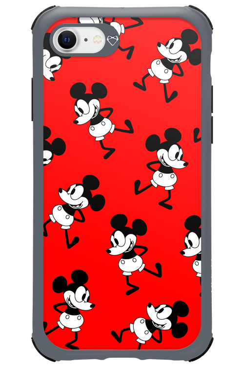 Iconic Mouse (red pattern) - Apple iPhone SE 2022